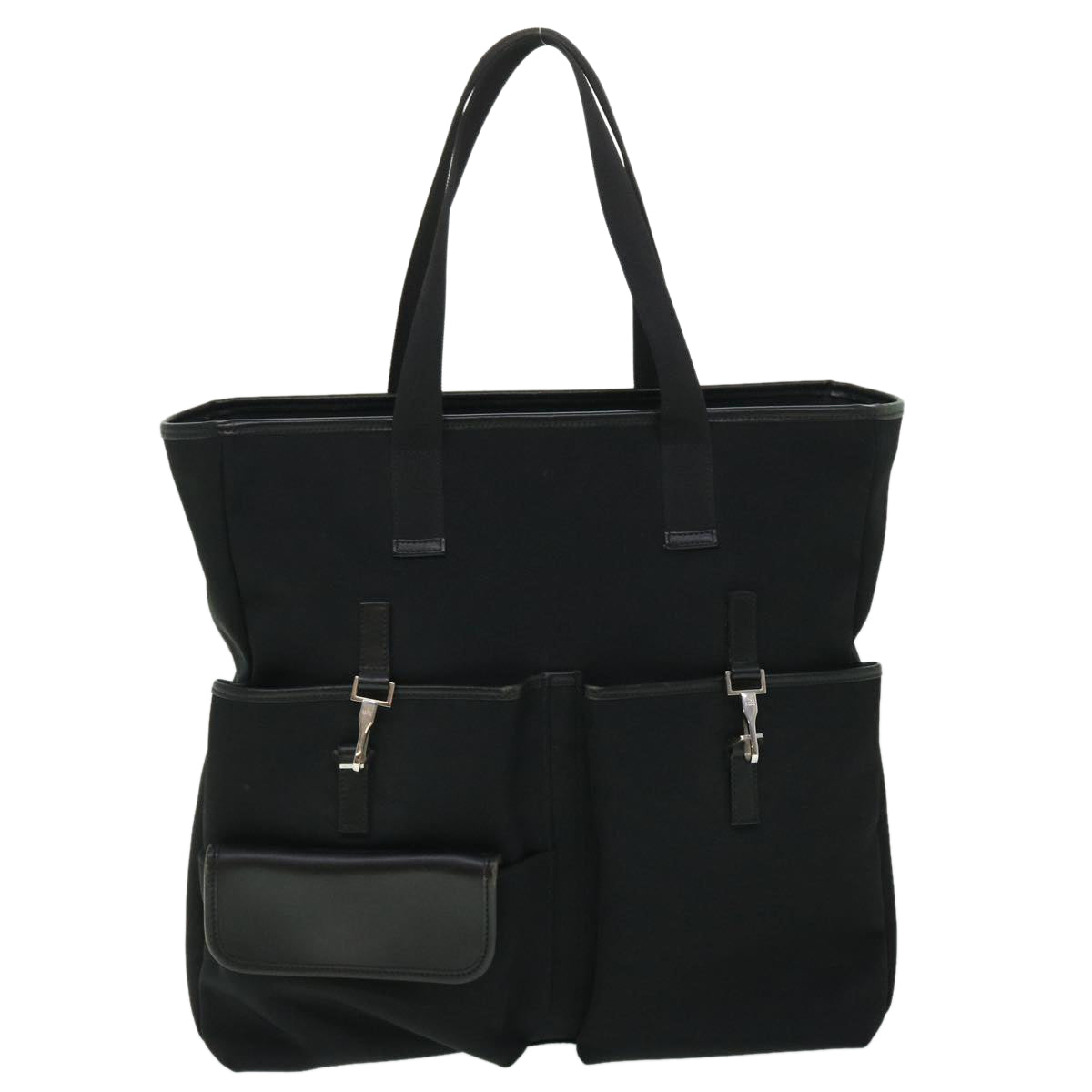 GUCCI Jackie Tote Bag Nylon Black 90427 ki3383