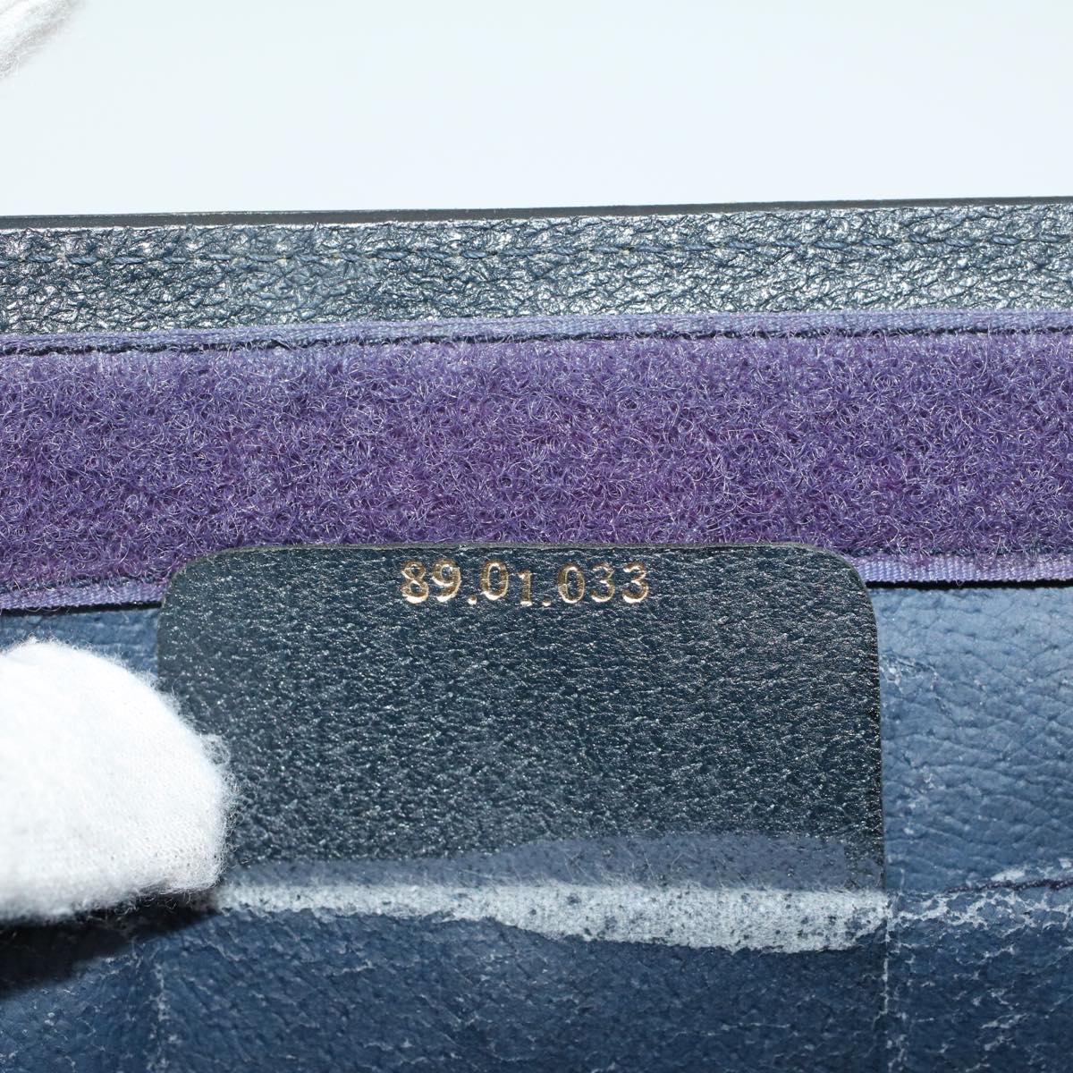 GUCCI GG Canvas Sherry Line Clutch Bag PVC Leather Gray Navy Red ki3402