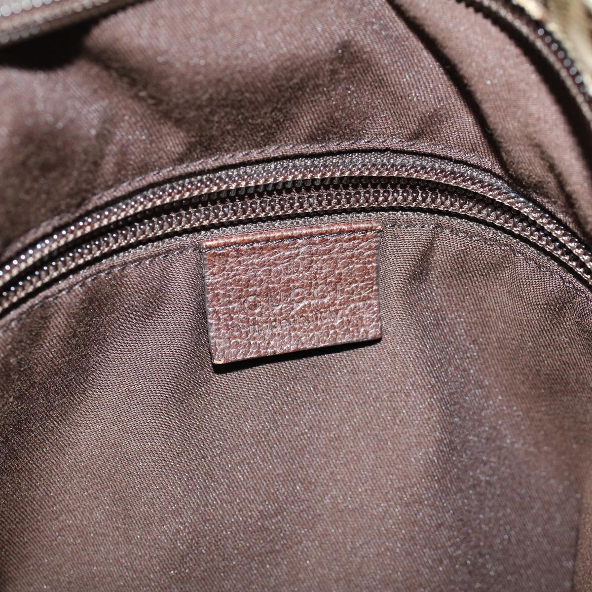 GUCCI GG Canvas Web Sherry Line Tote Bag Beige Red Green 131233 ki3422