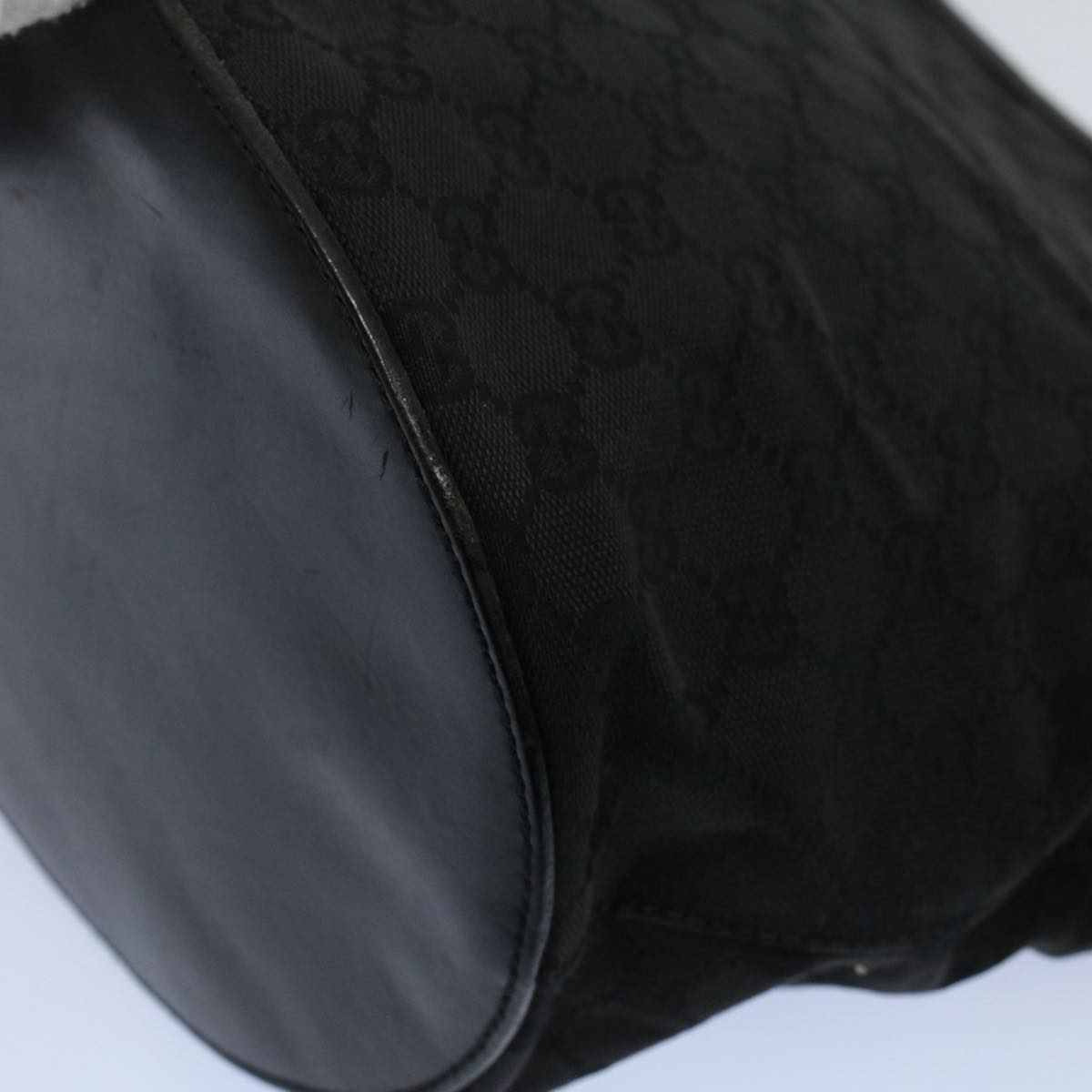 GUCCI GG Canvas Shoulder Bag Black 106240 ki3424