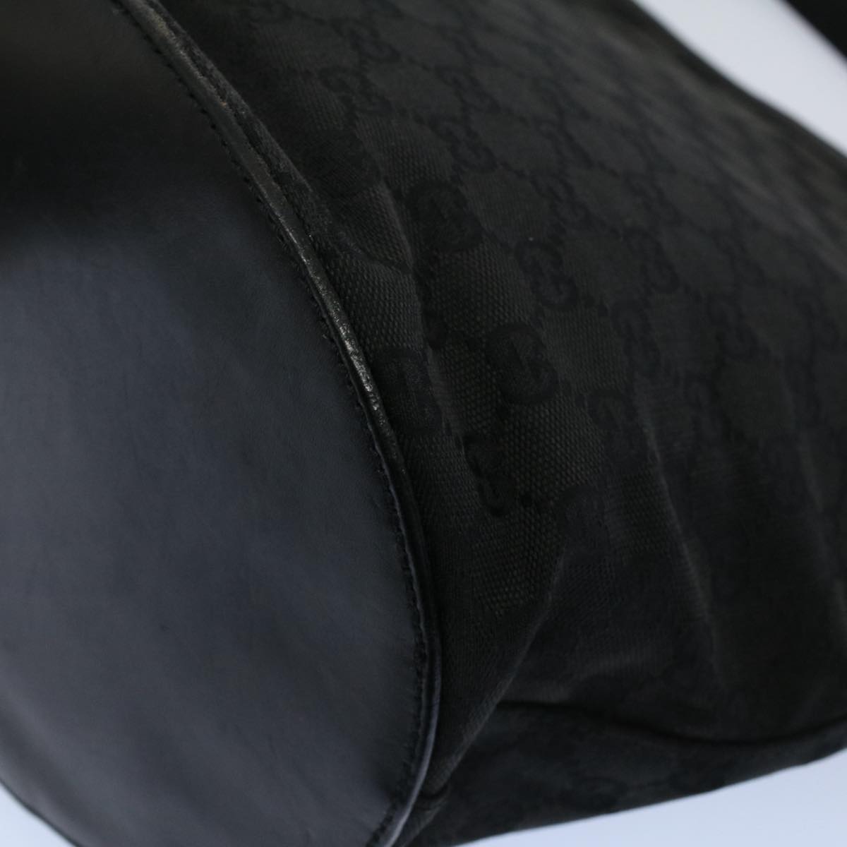 GUCCI GG Canvas Shoulder Bag Black 106240 ki3424