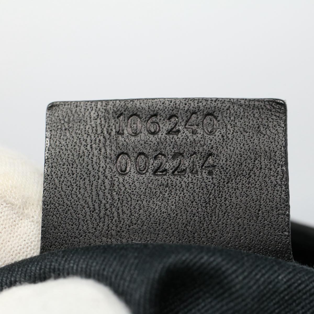 GUCCI GG Canvas Shoulder Bag Black 106240 ki3424