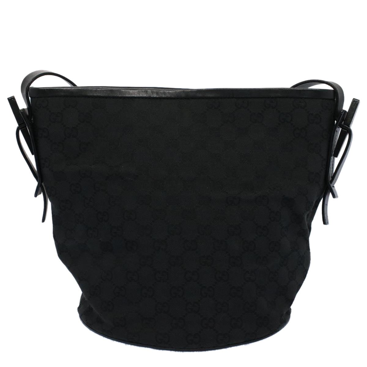 GUCCI GG Canvas Shoulder Bag Black 106240 ki3424