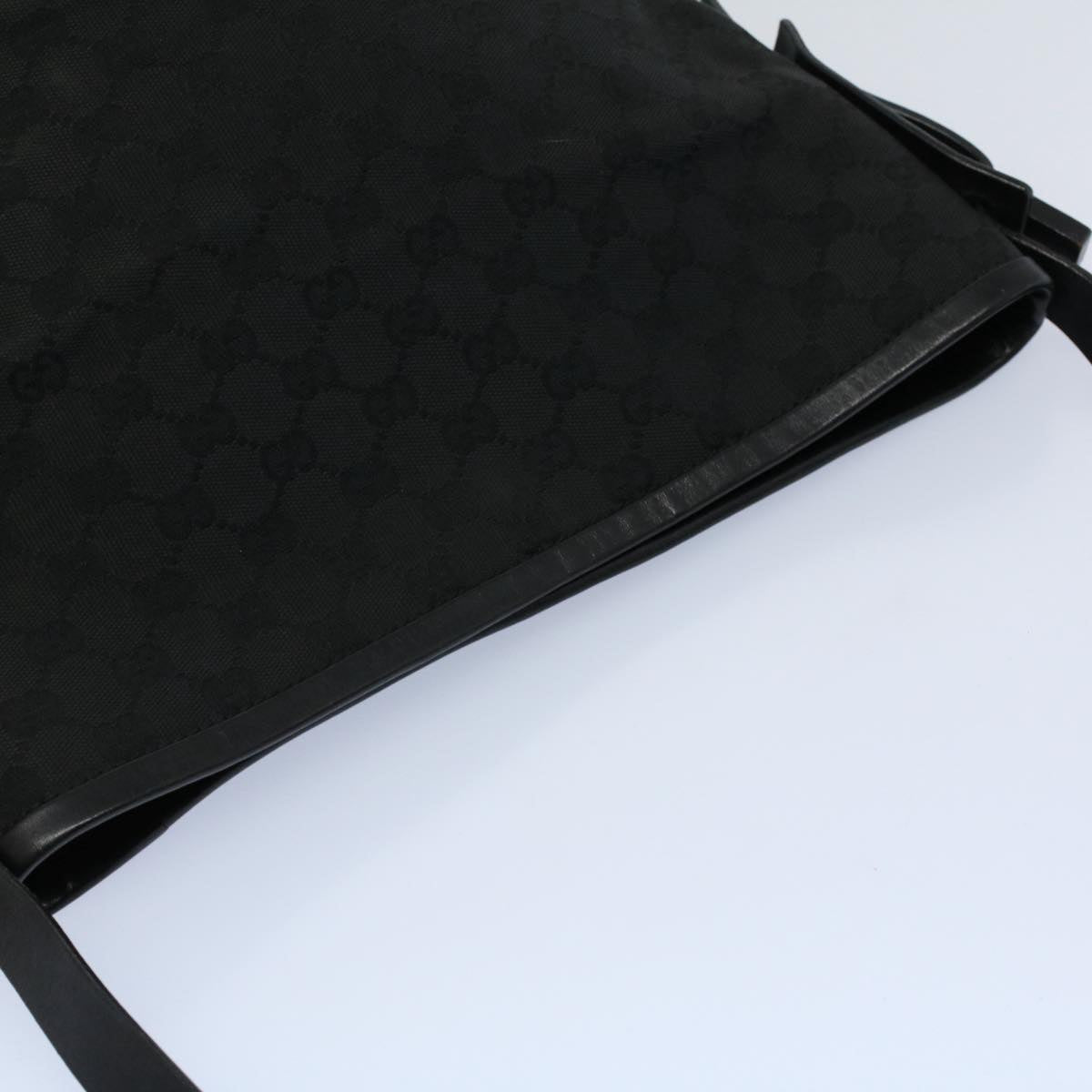 GUCCI GG Canvas Shoulder Bag Black 106240 ki3424