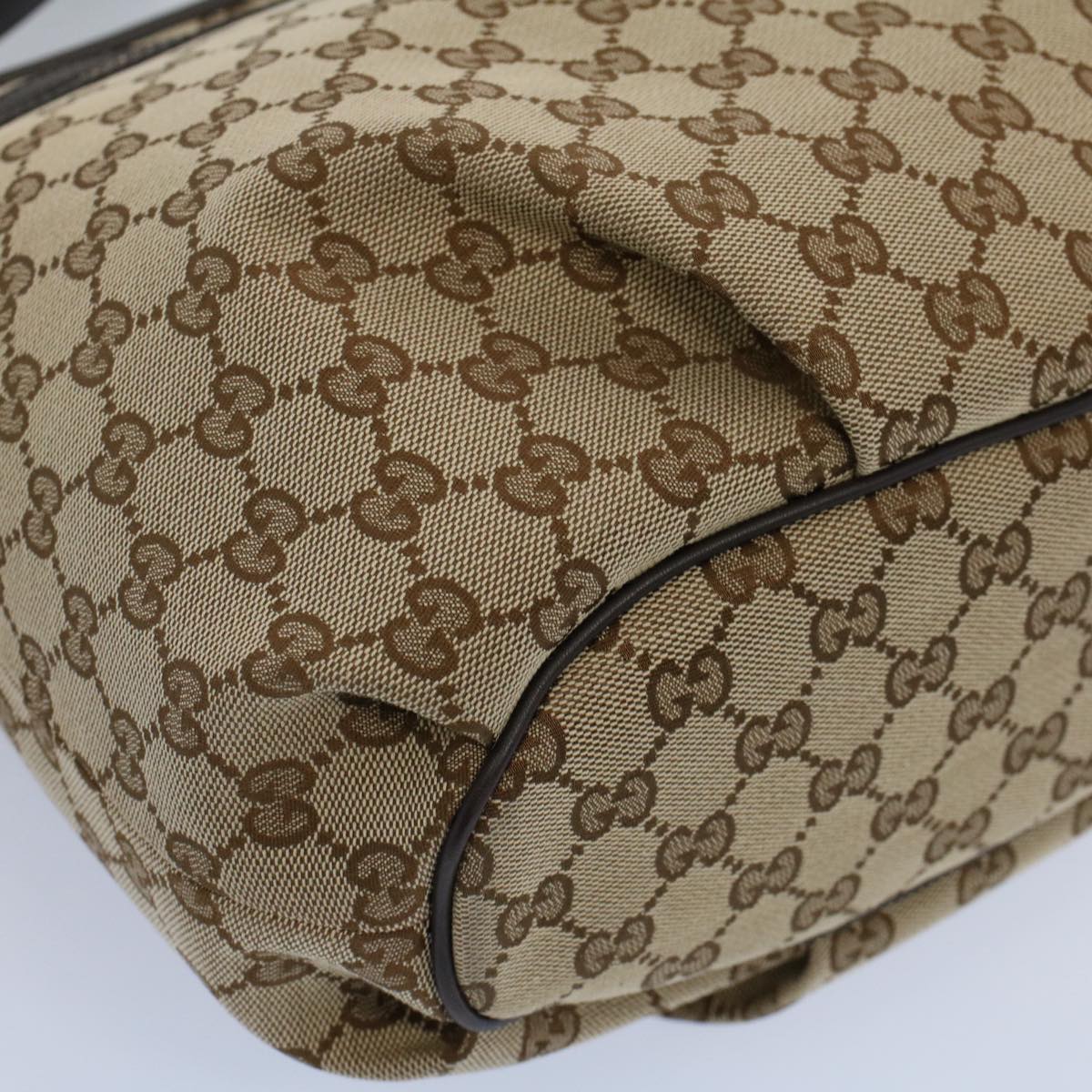 GUCCI GG Canvas Shoulder Bag Beige 388930 ki3436