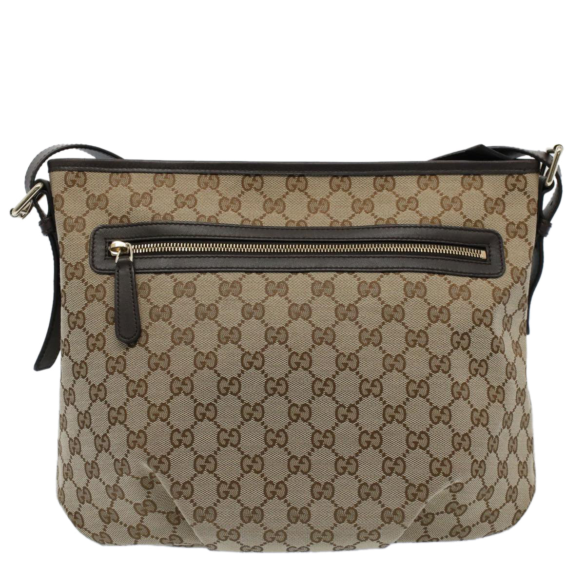 GUCCI GG Canvas Shoulder Bag Beige 388930 ki3436