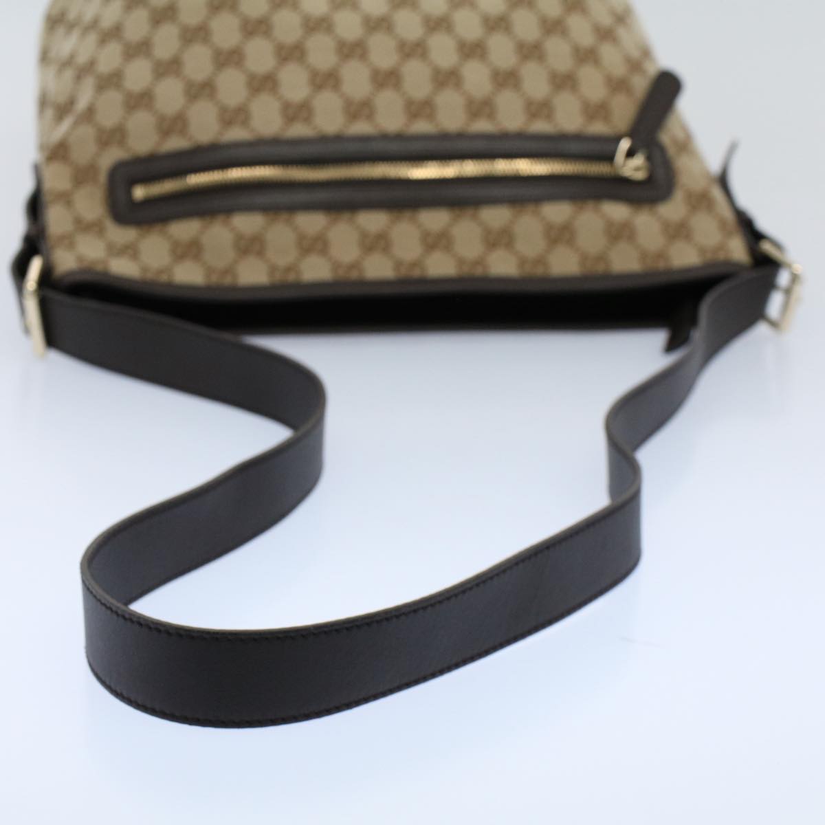 GUCCI GG Canvas Shoulder Bag Beige 388930 ki3436