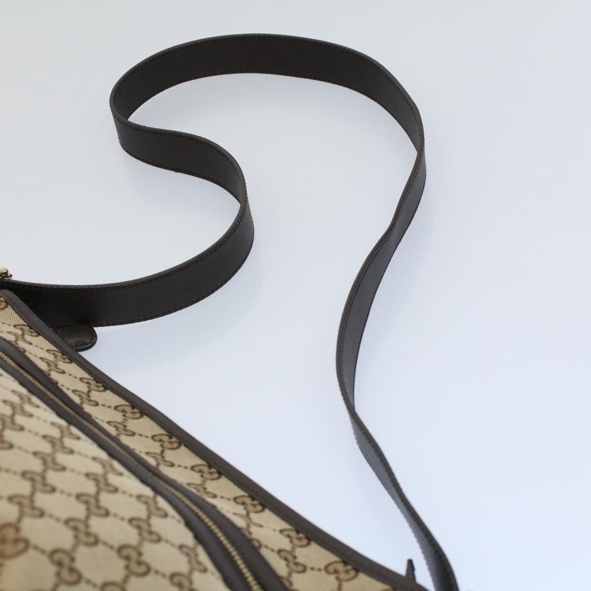 GUCCI GG Canvas Shoulder Bag Beige 388930 ki3436