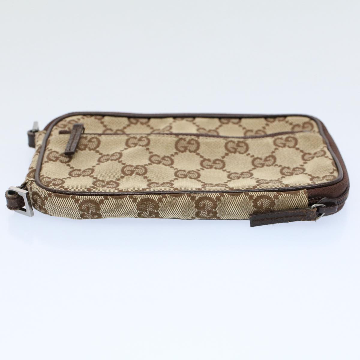 GUCCI GG Canvas Shoulder Pouch Beige 124616 ki3447
