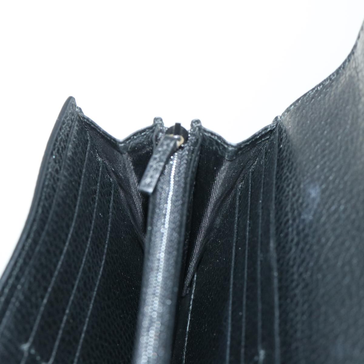 GUCCI Interlocking GG Long Wallet Leather Black ki3458