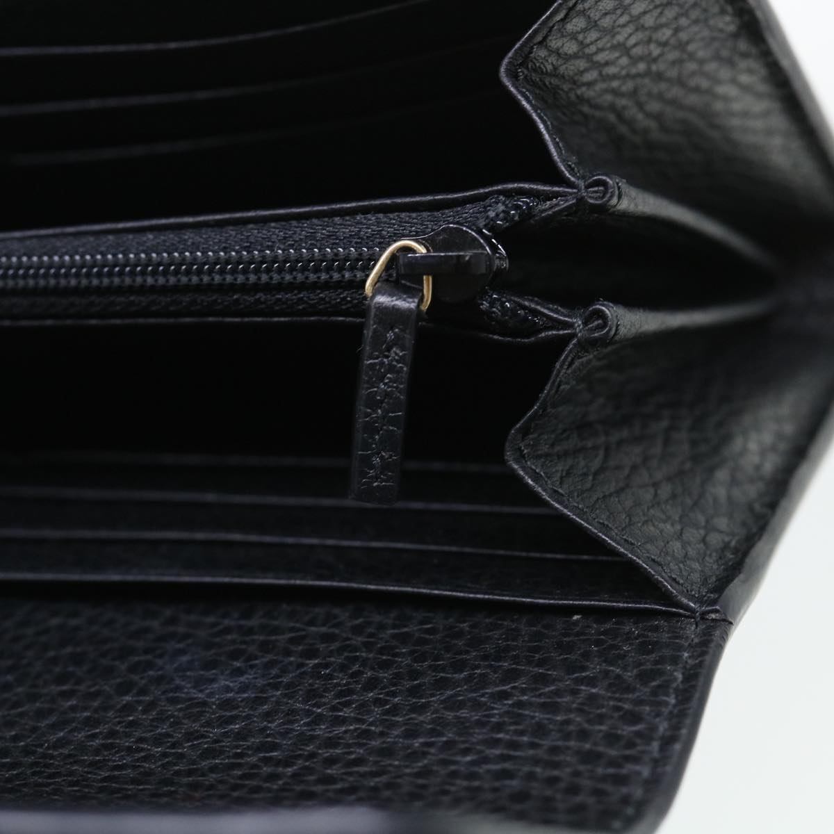 GUCCI Interlocking GG Long Wallet Leather Black ki3458