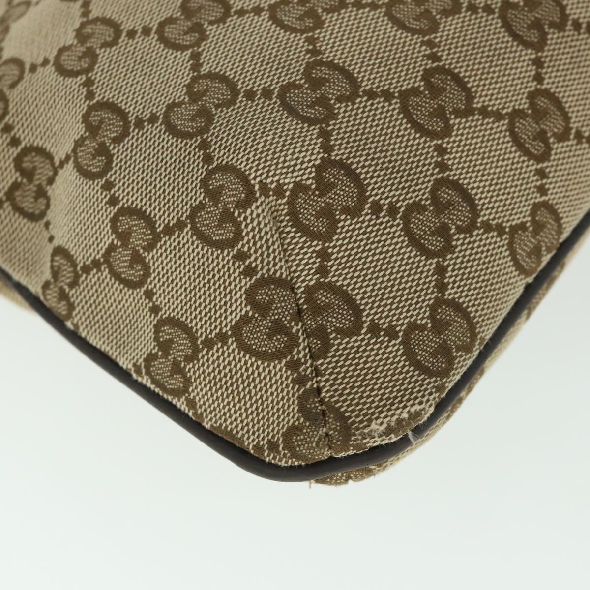 GUCCI GG Canvas Shoulder Bag Web Sherry Line Beige Red Green 91762 ki3523