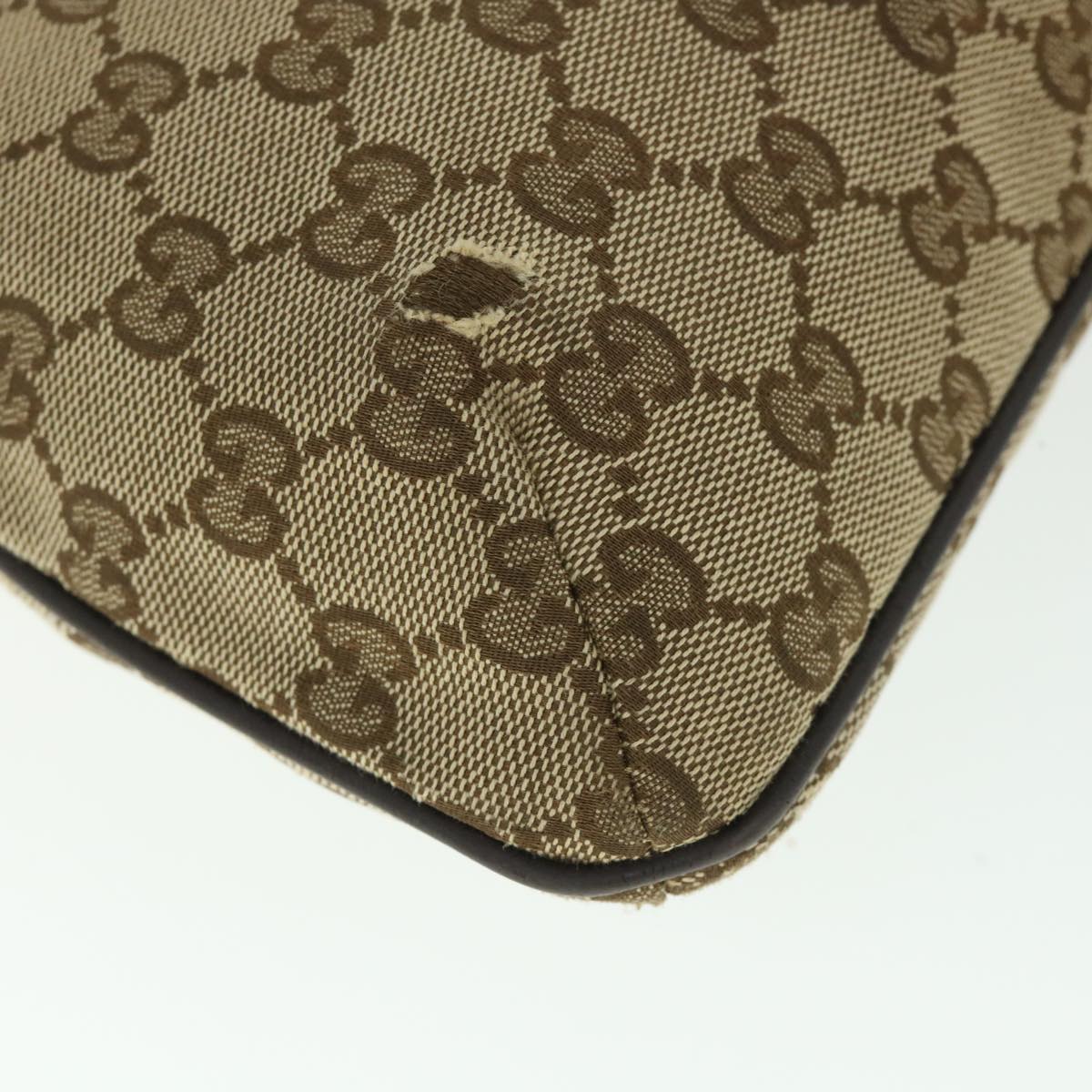 GUCCI GG Canvas Shoulder Bag Web Sherry Line Beige Red Green 91762 ki3523