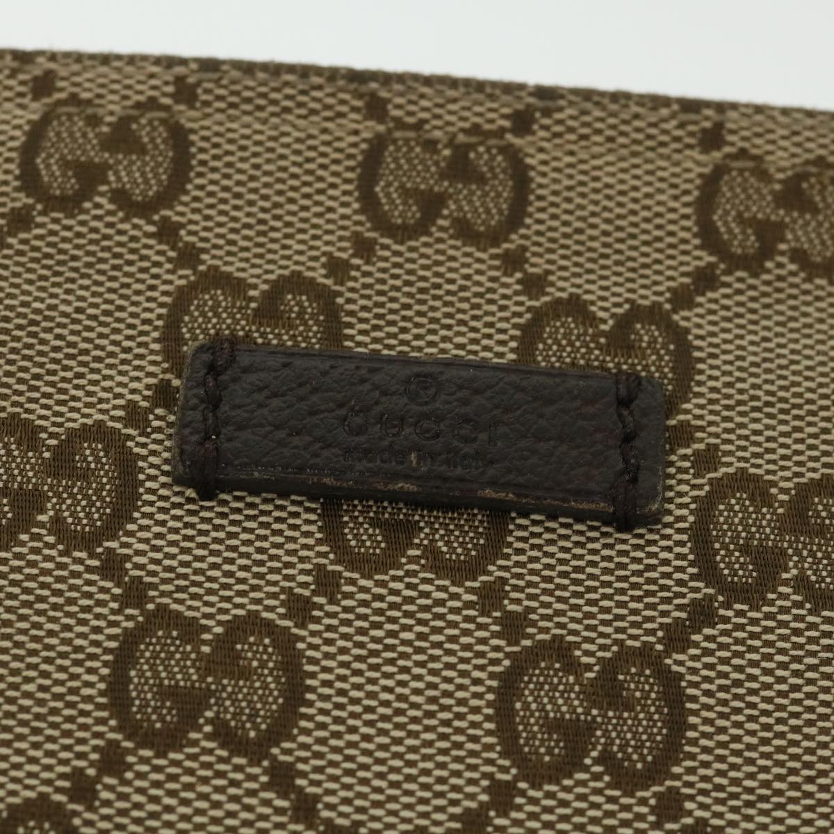 GUCCI GG Canvas Shoulder Bag Web Sherry Line Beige Red Green 91762 ki3523