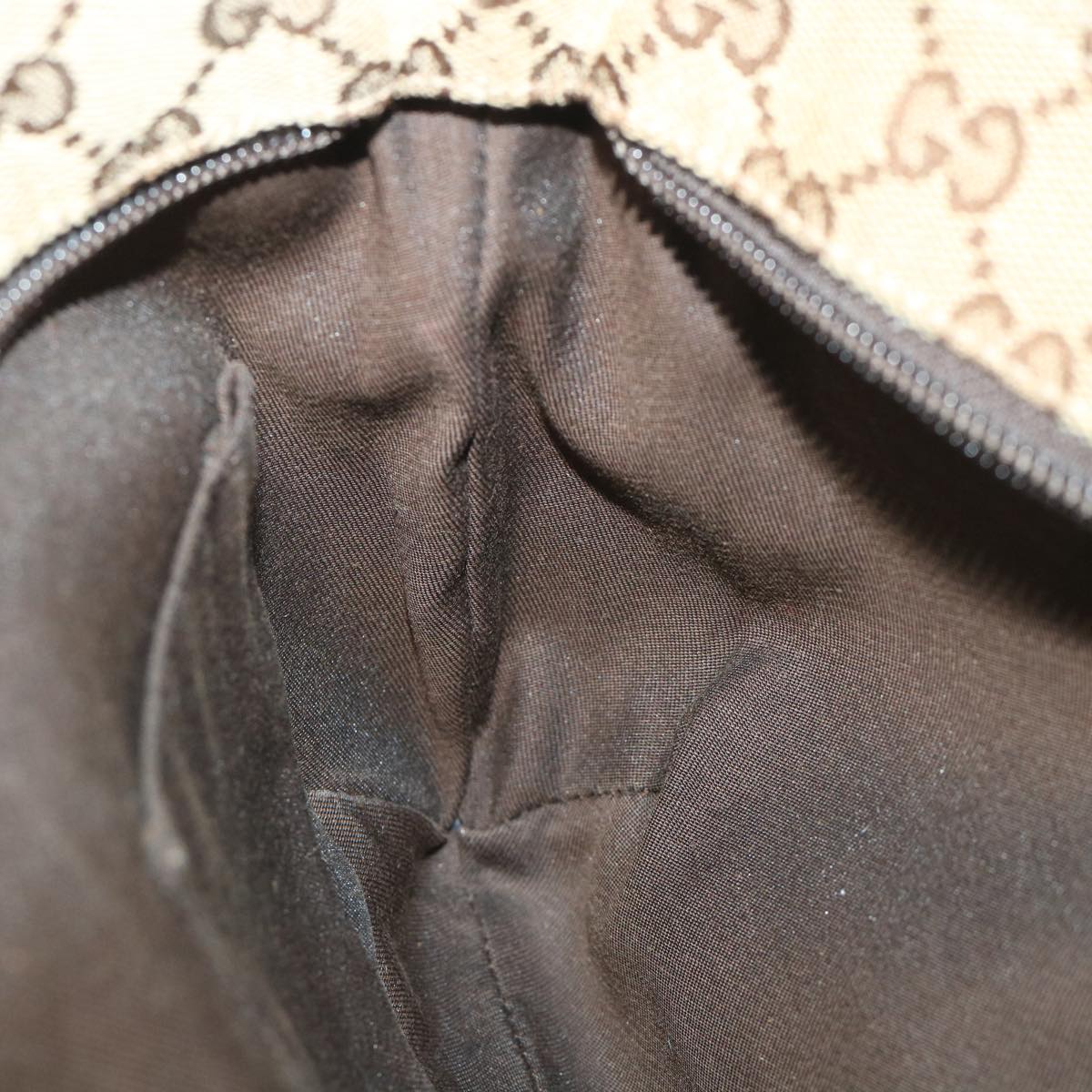 GUCCI GG Canvas Shoulder Bag Web Sherry Line Beige Red Green 91762 ki3523