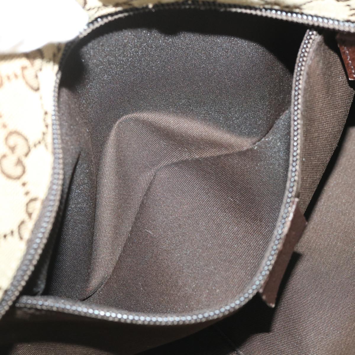 GUCCI GG Canvas Shoulder Bag Web Sherry Line Beige Red Green 91762 ki3523