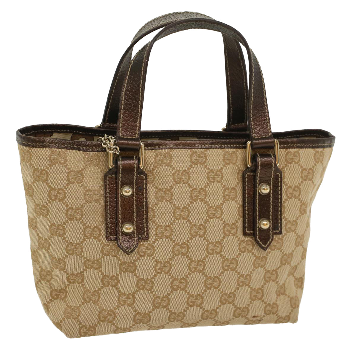 GUCCI GG Canvas Hand Bag Beige 139261 ki3531
