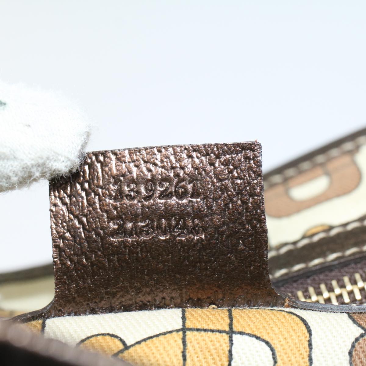 GUCCI GG Canvas Hand Bag Beige 139261 ki3531