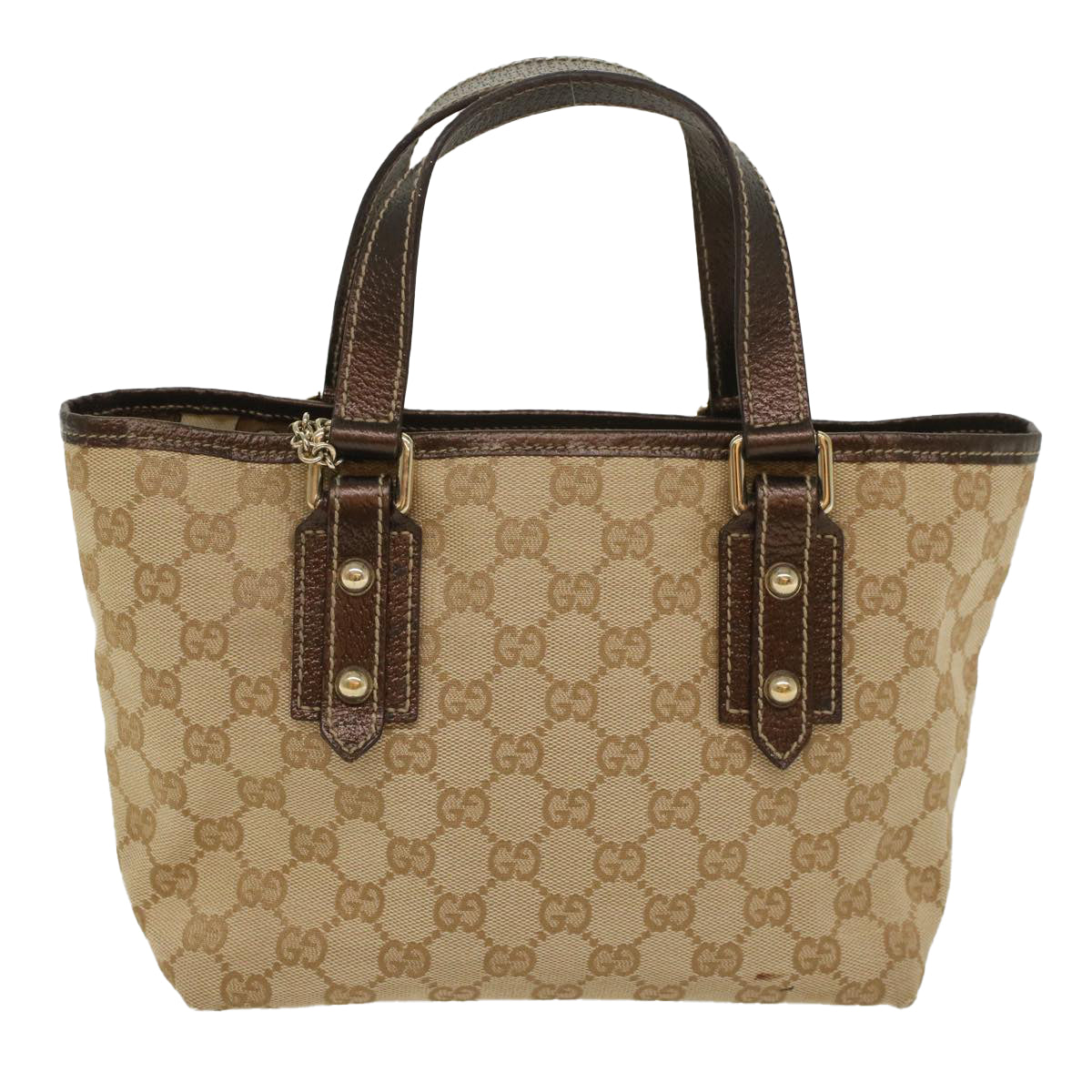 GUCCI GG Canvas Hand Bag Beige 139261 ki3531