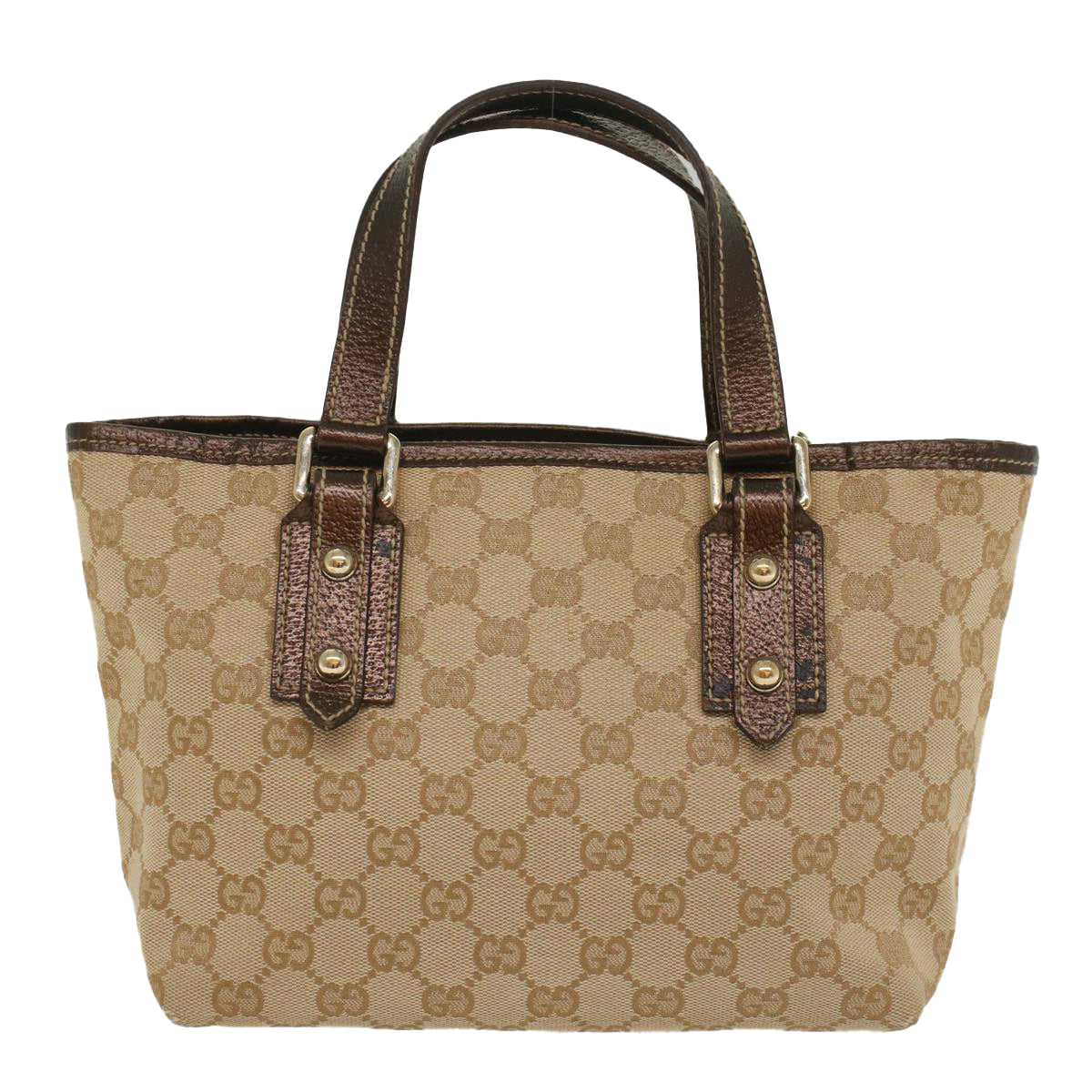 GUCCI GG Canvas Hand Bag Beige 139261 ki3531