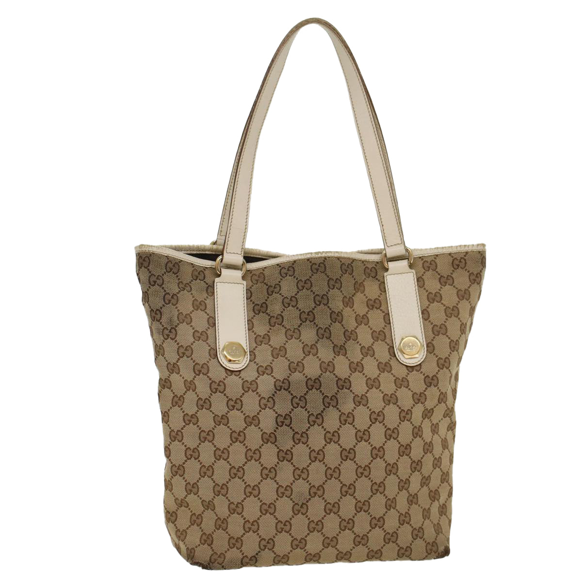 GUCCI GG Canvas Tote Bag Beige 153009 ki3544