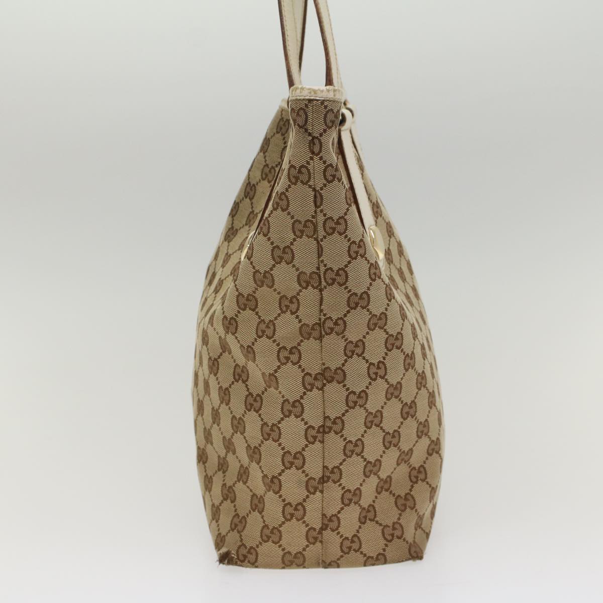 GUCCI GG Canvas Tote Bag Beige 153009 ki3544