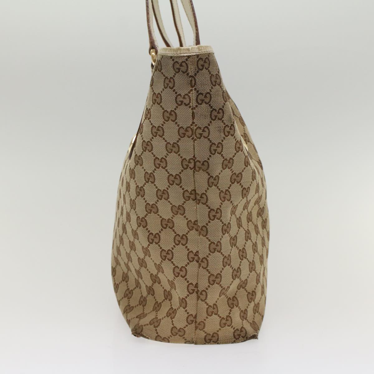 GUCCI GG Canvas Tote Bag Beige 153009 ki3544
