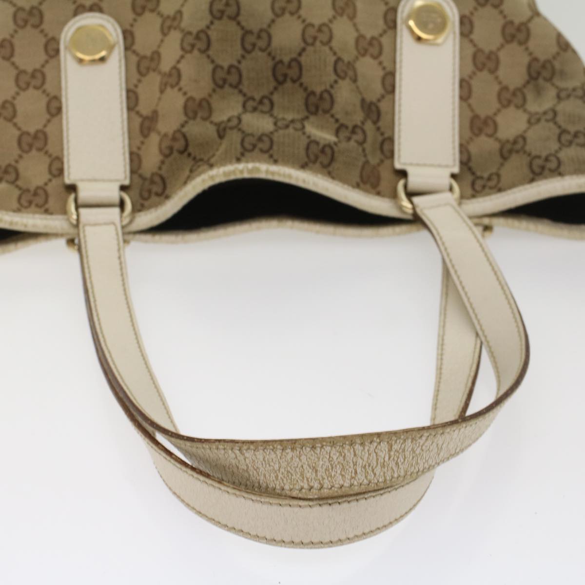 GUCCI GG Canvas Tote Bag Beige 153009 ki3544