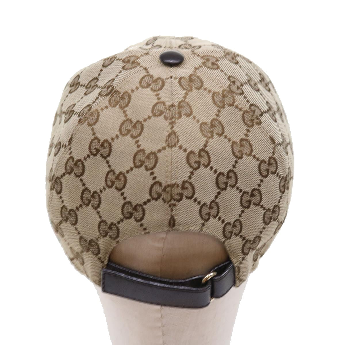 GUCCI GG Canvas Web Sherry Line Cap L Beige Red Green 200035 ki3545