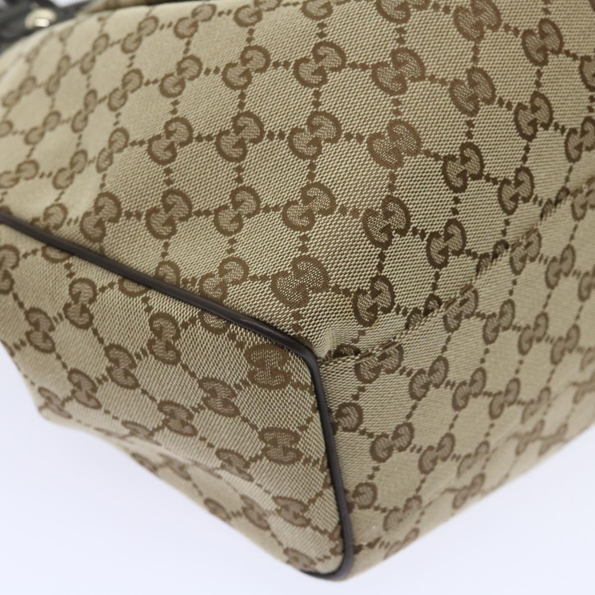 GUCCI GG Canvas Sukey Tote Bag Beige 211944 ki3548