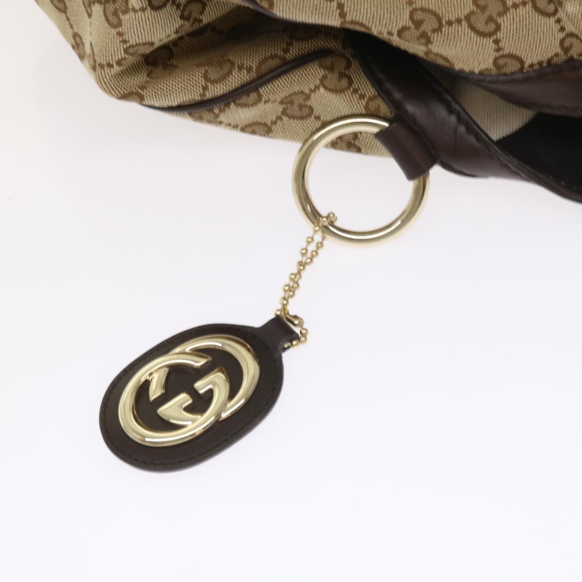 GUCCI GG Canvas Sukey Tote Bag Beige 211944 ki3548