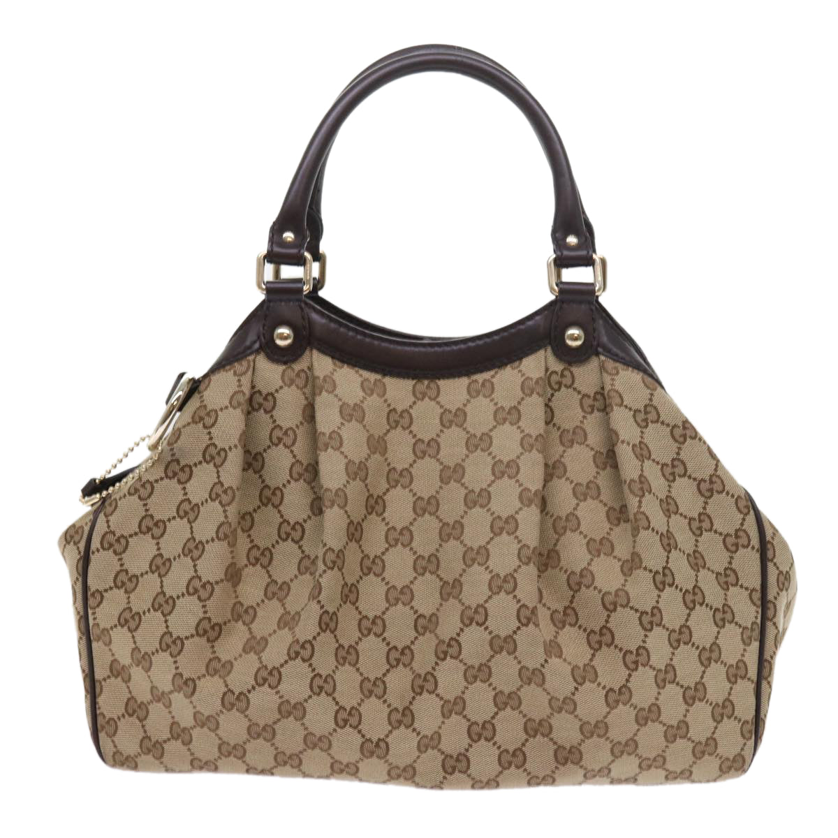 GUCCI GG Canvas Sukey Tote Bag Beige 211944 ki3548