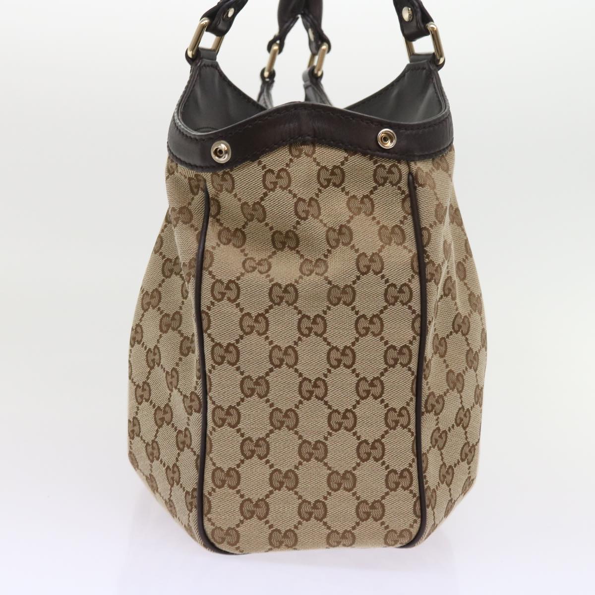 GUCCI GG Canvas Sukey Tote Bag Beige 211944 ki3548