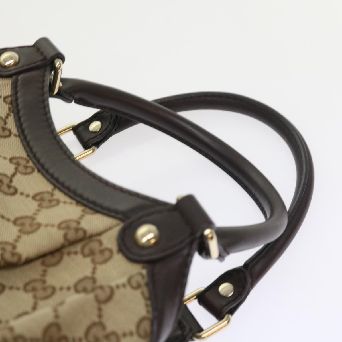 GUCCI GG Canvas Sukey Tote Bag Beige 211944 ki3548