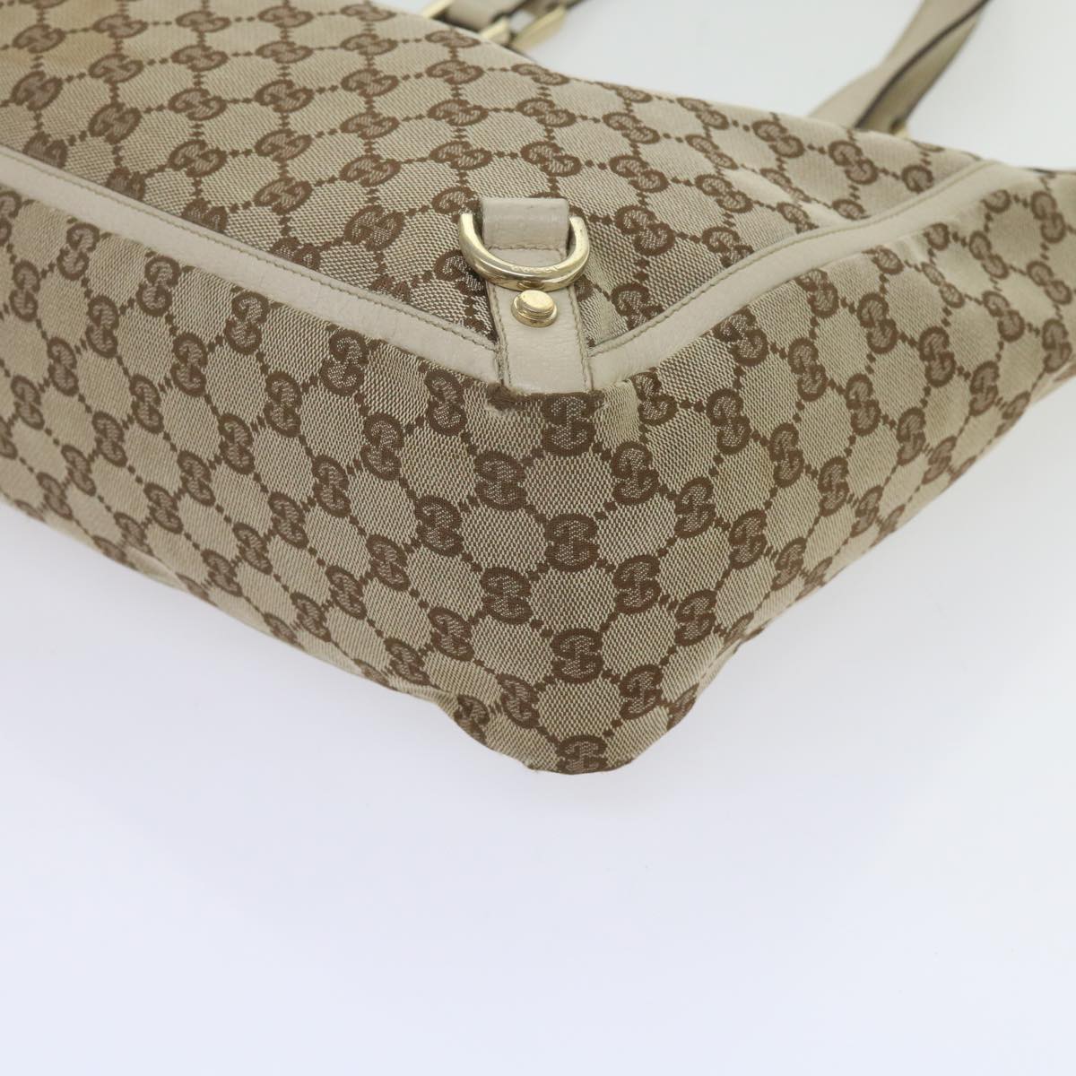 GUCCI GG Canvas Abbey Tote Bag Beige 141472 ki3898