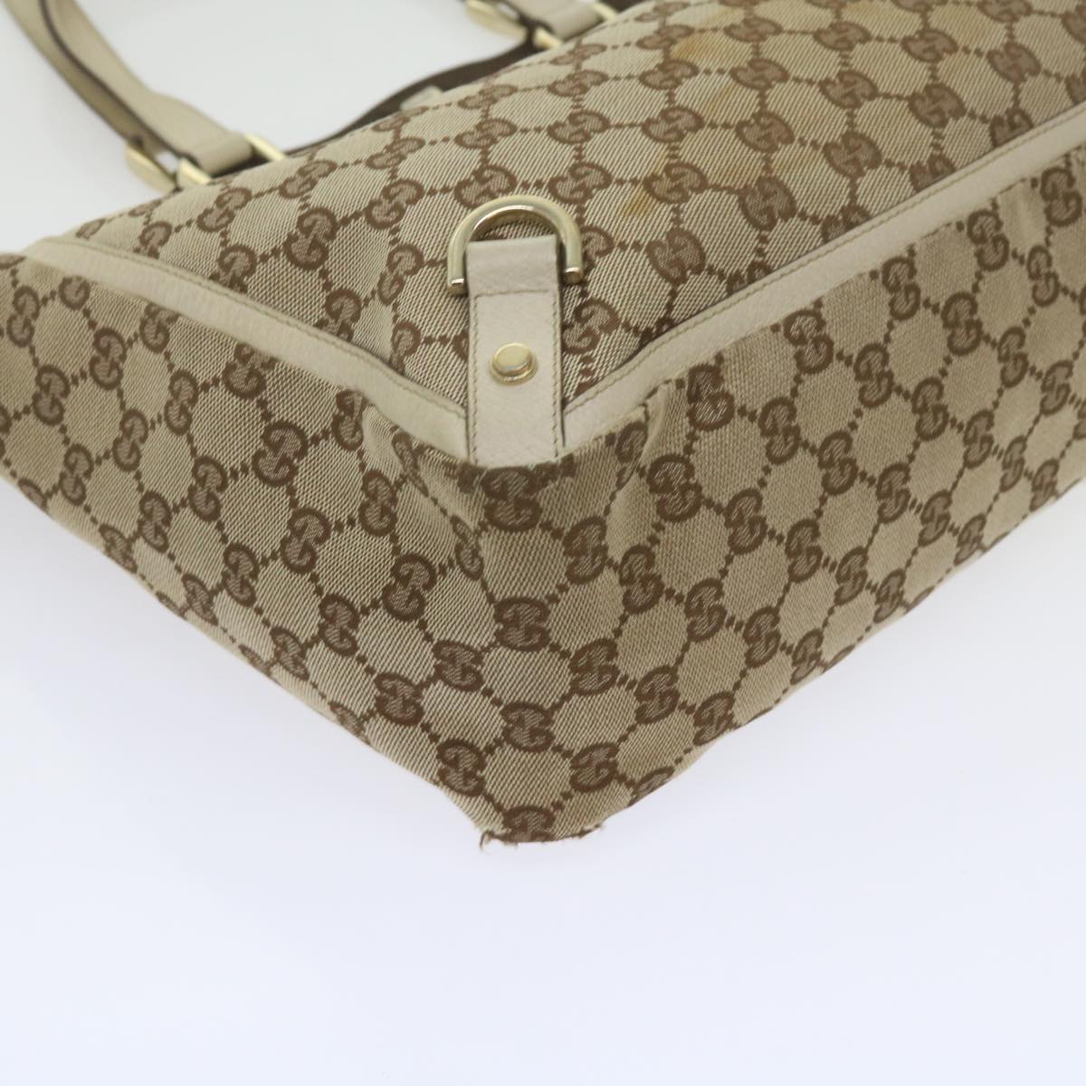 GUCCI GG Canvas Abbey Tote Bag Beige 141472 ki3898