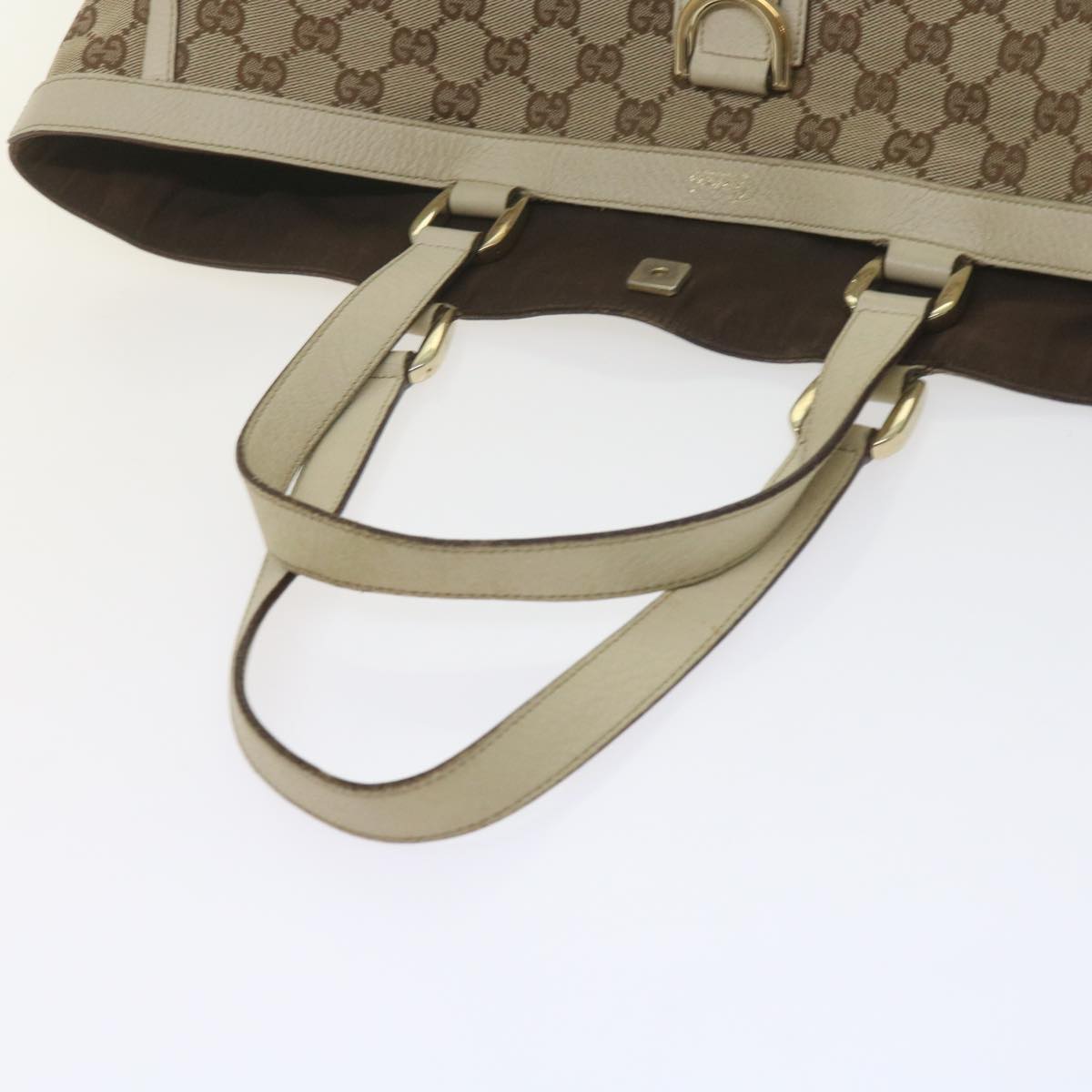 GUCCI GG Canvas Abbey Tote Bag Beige 141472 ki3898