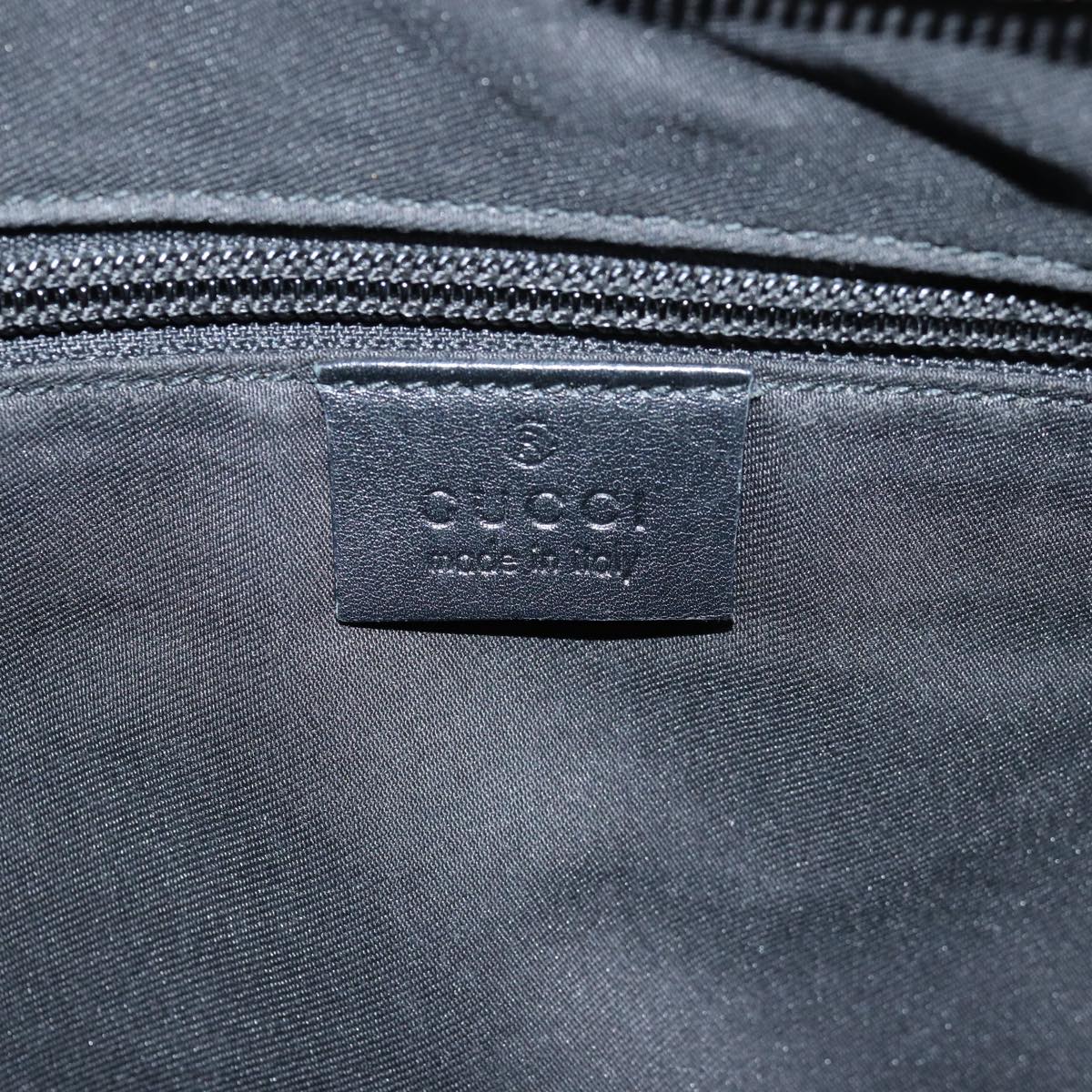 GUCCI GG crystal Shoulder Bag PVC Leather Black 181092 1669 ki4485