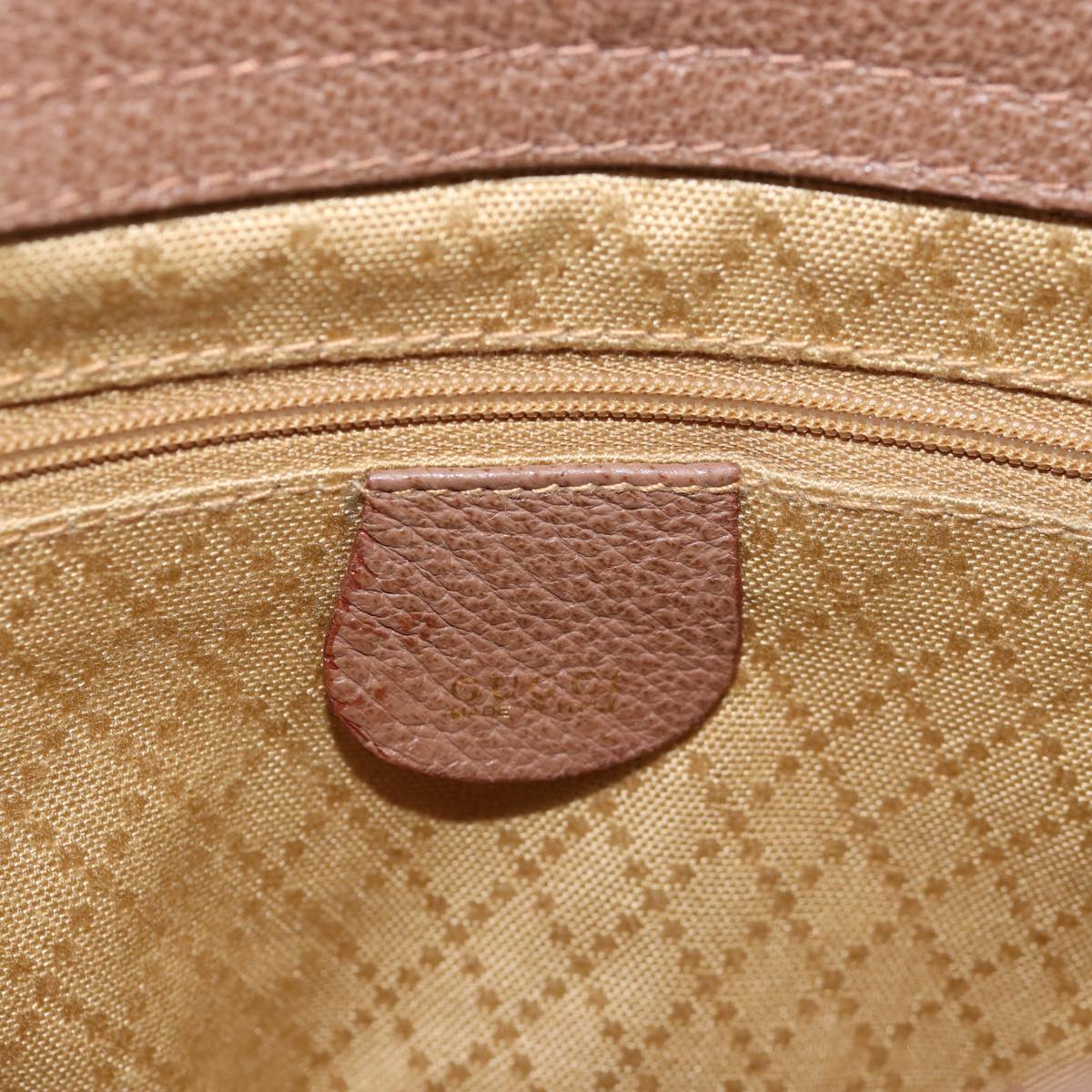 GUCCI Bamboo Diamante Hand Bag Suede Brown 000 123 0316 ki4507