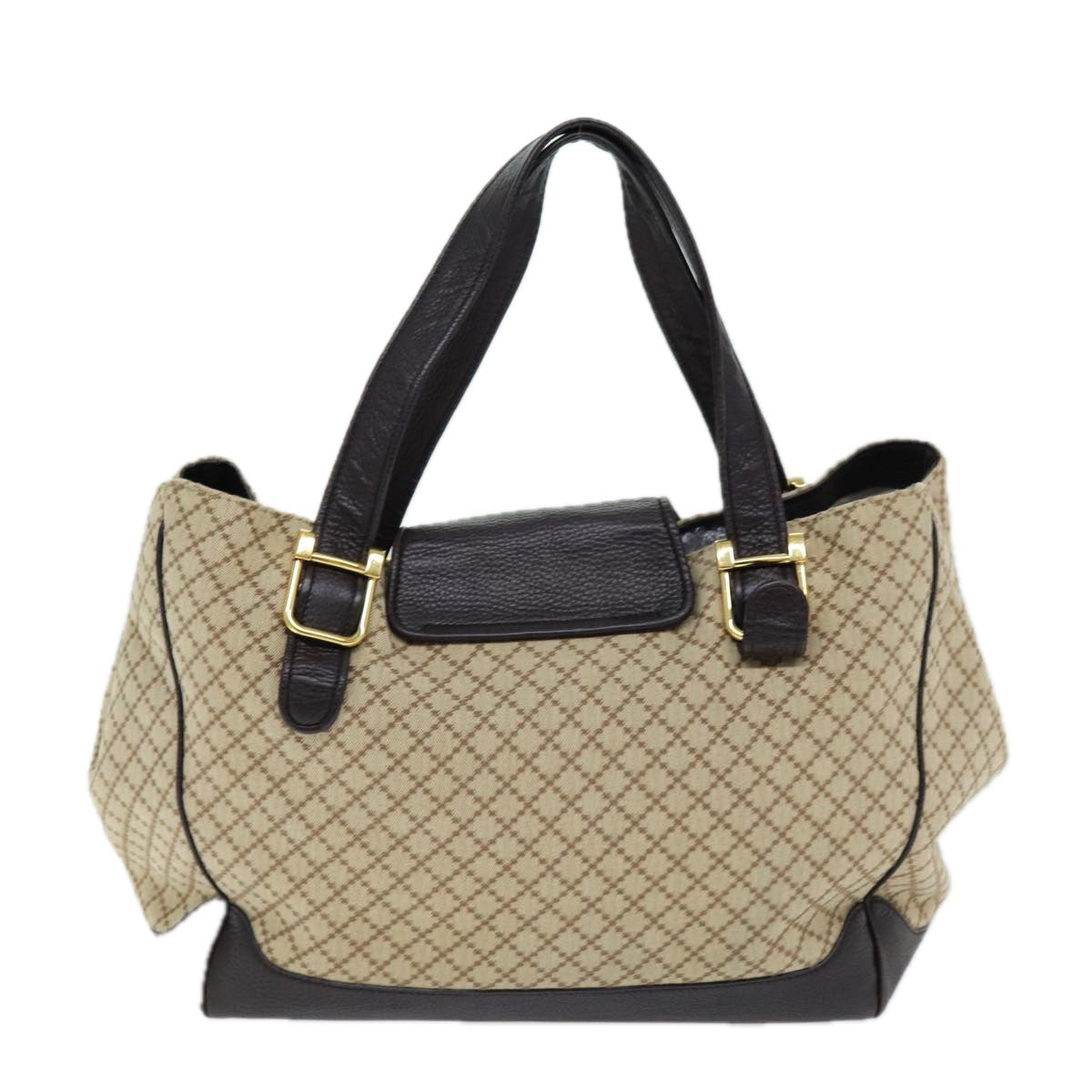 GUCCI Diamante Hand Bag Canvas Beige 251826 ki4519
