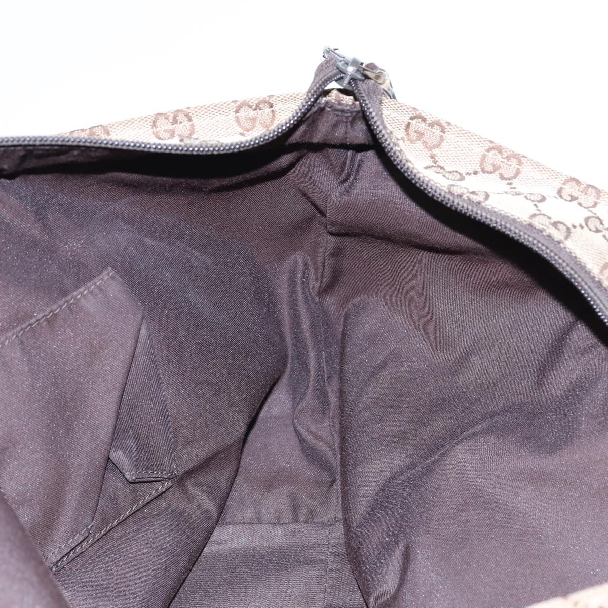 GUCCI GG Canvas Web Sherry Line Tote Bag Beige Red Green 131230 ki4581