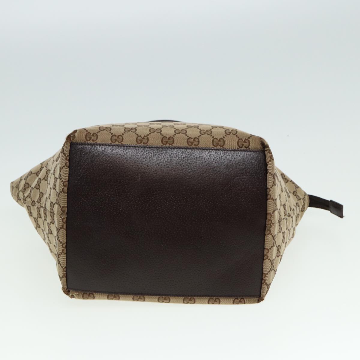 GUCCI GG Canvas Web Sherry Line Tote Bag Beige Red Green 131230 ki4581