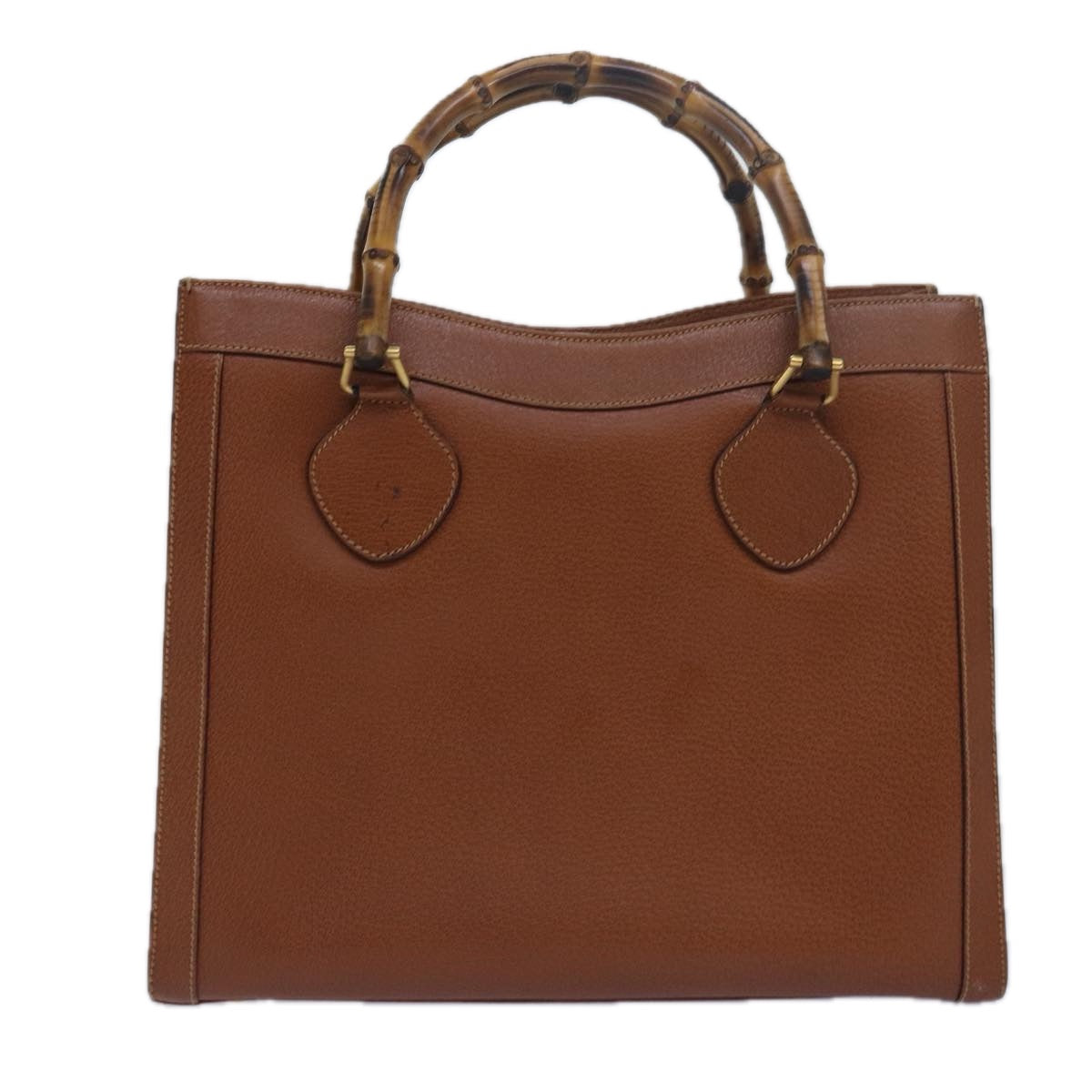 GUCCI Bamboo Diana Hand Bag Leather Brown 002 1186 0260 ki4618