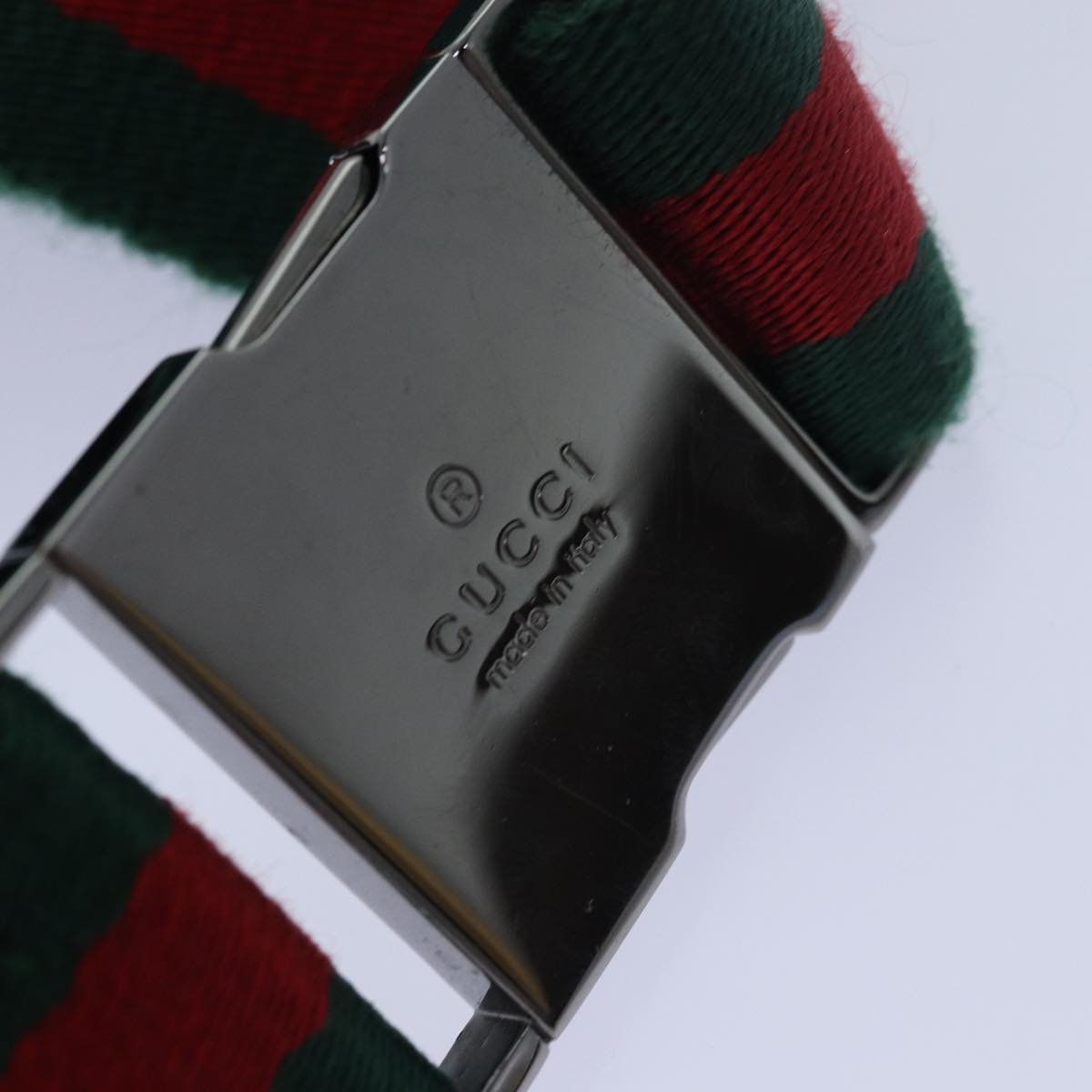 GUCCI GG Canvas Web Sherry Line Waist bag Beige Red Green 28566 ki4620