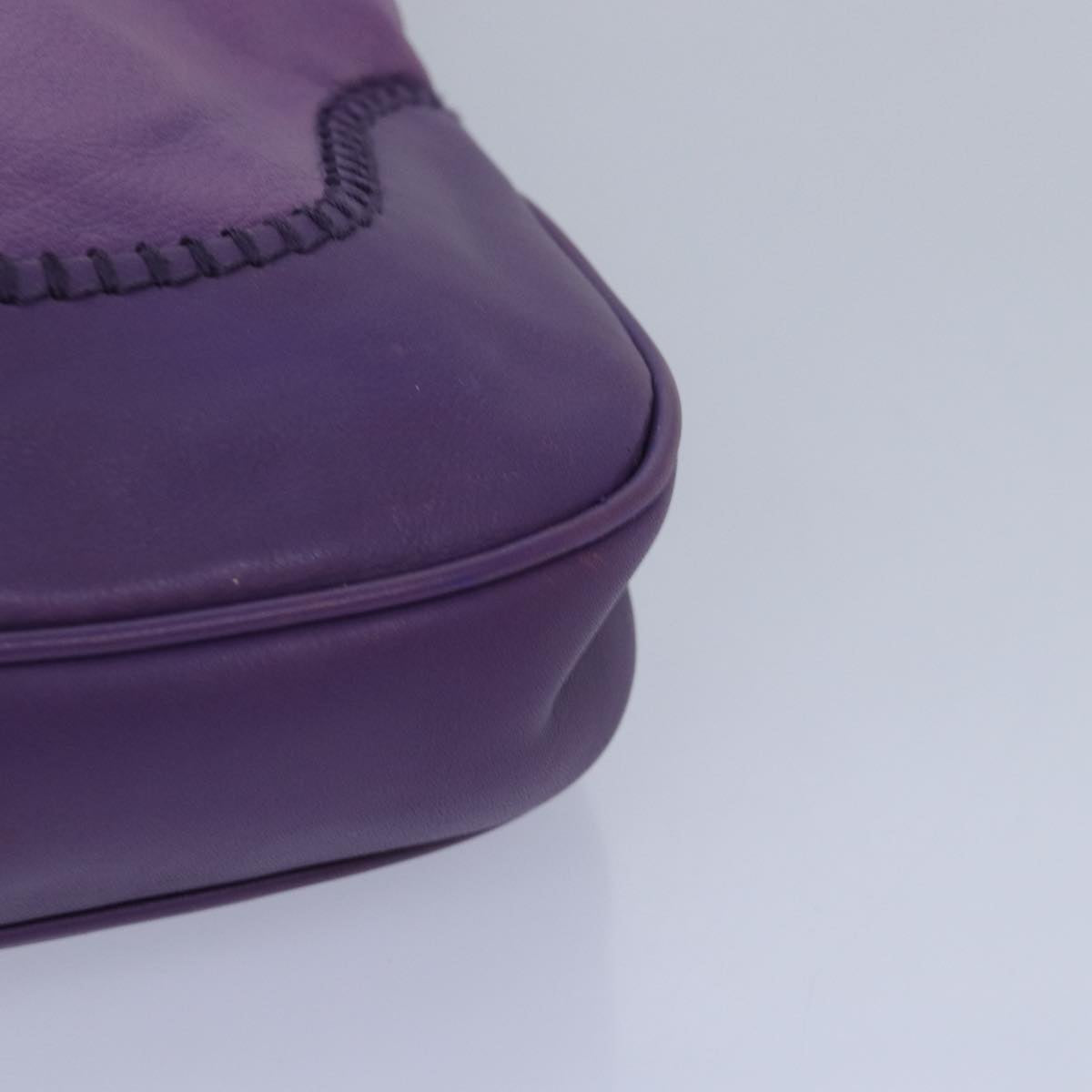 GUCCI Jackie Shoulder Bag Leather 2way Purple 219725 ki4655