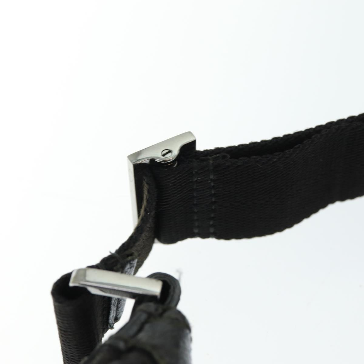 GUCCI GG Canvas Shoulder Bag Black 131211 ki4683
