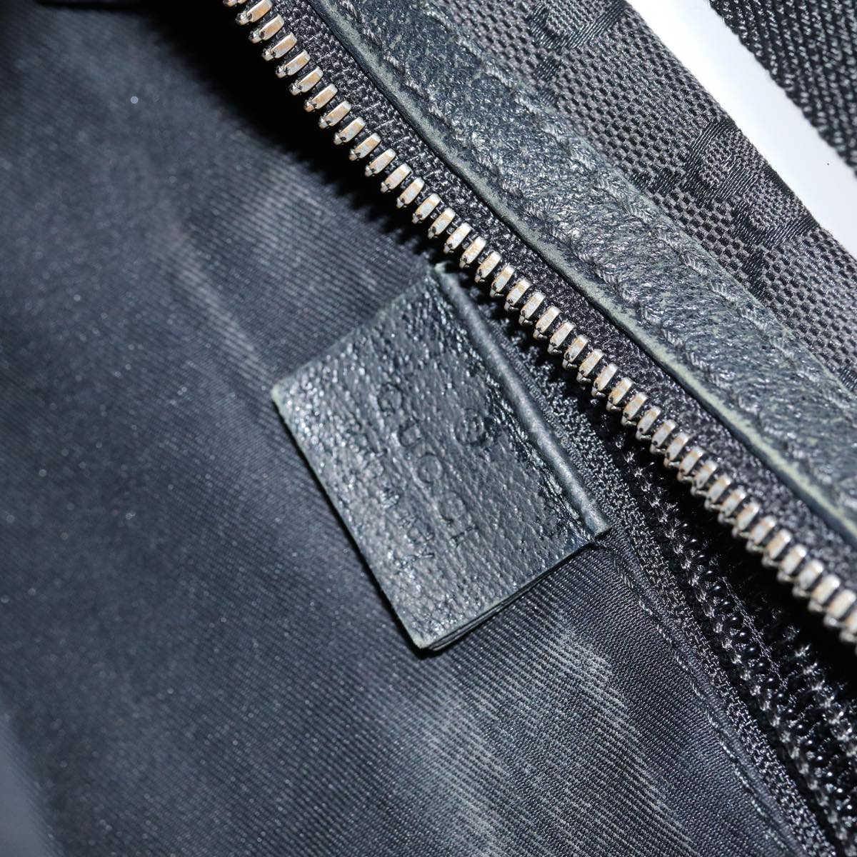 GUCCI GG Canvas Shoulder Bag Black 131211 ki4683