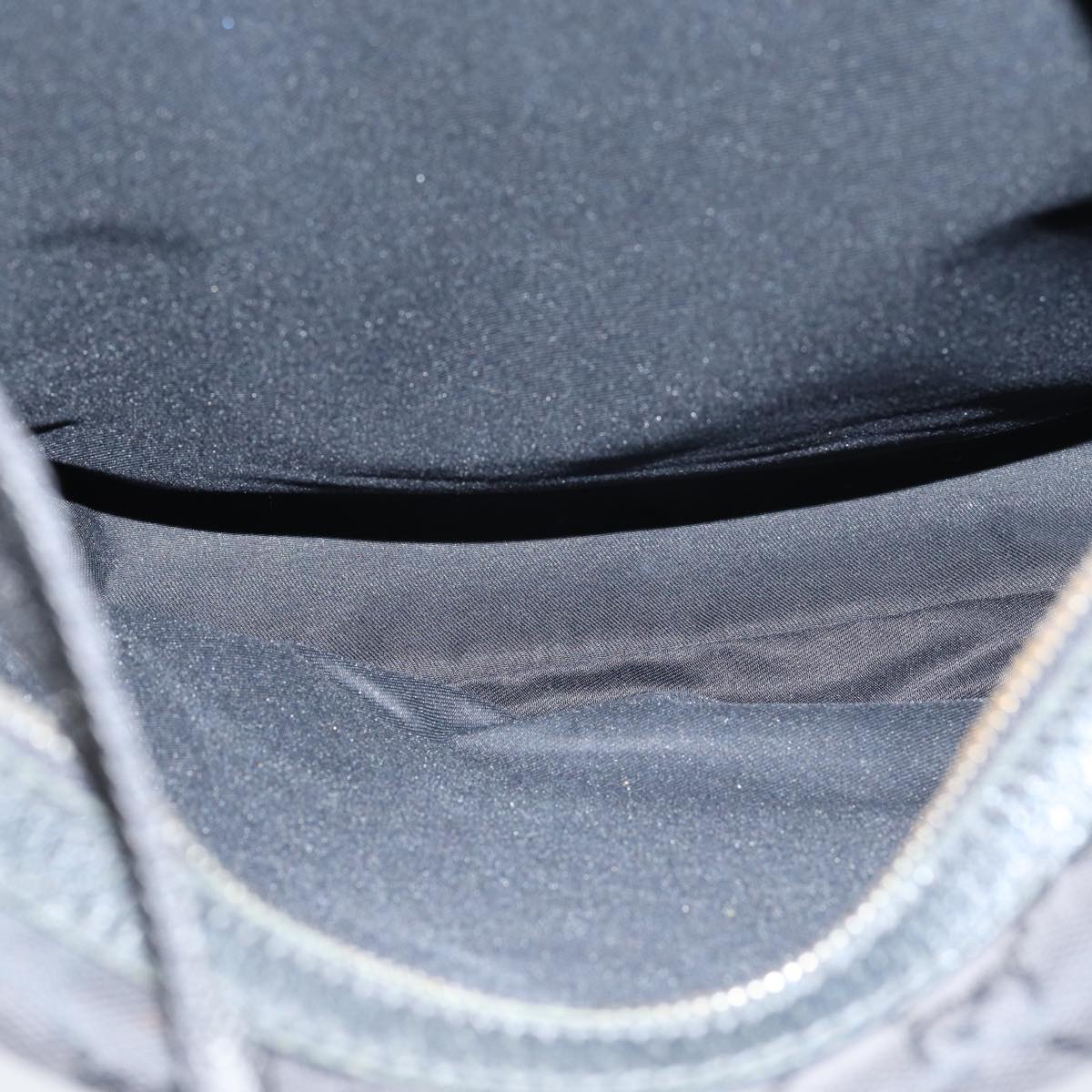 GUCCI GG Canvas Shoulder Bag Black 131211 ki4683