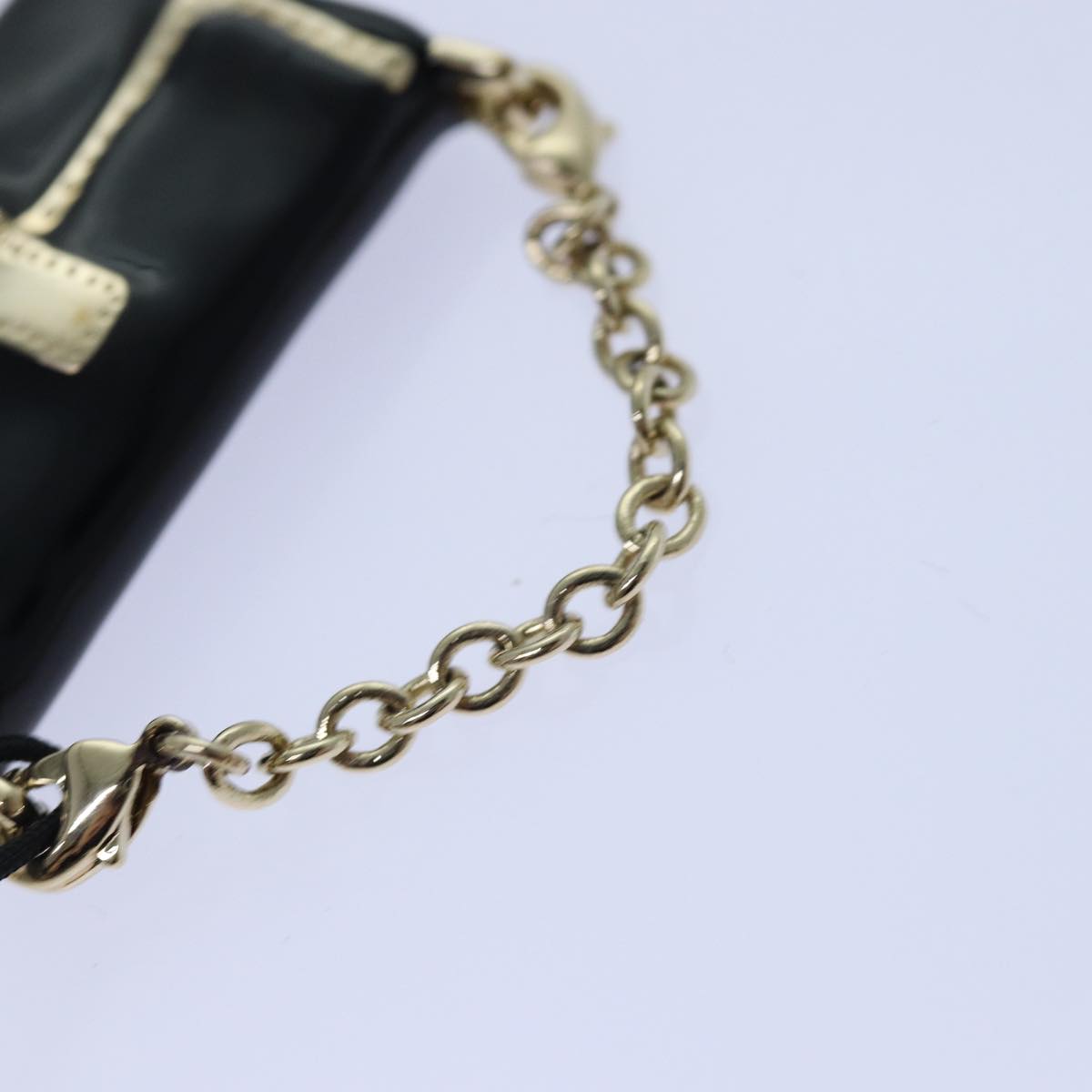 FENDI Mamma Baguette Motif Charm Black ki4706