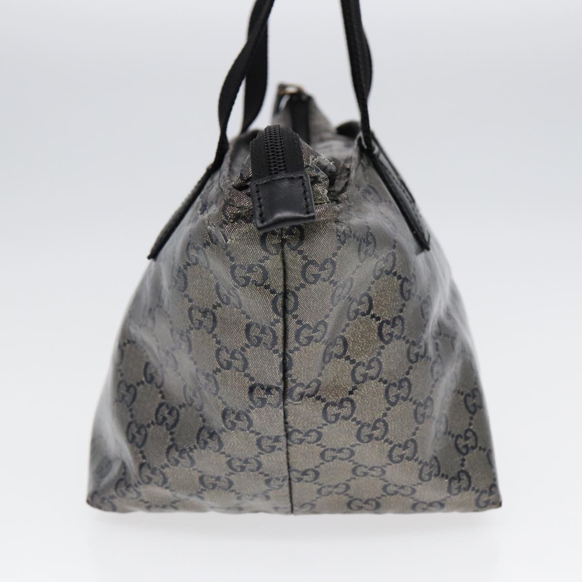 GUCCI GG Crystal Hand Bag Black Gold 131228 ki4780